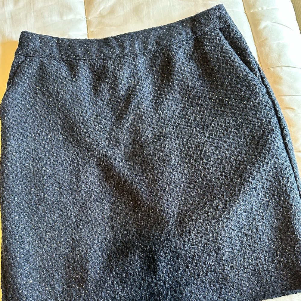 Merona Navy Business Skirt